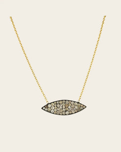 Champagne Diamond Pave Necklace Champagne Diamond Pave Necklace Squash Blossom Original Squash Blossom Original  Squash Blossom Vail