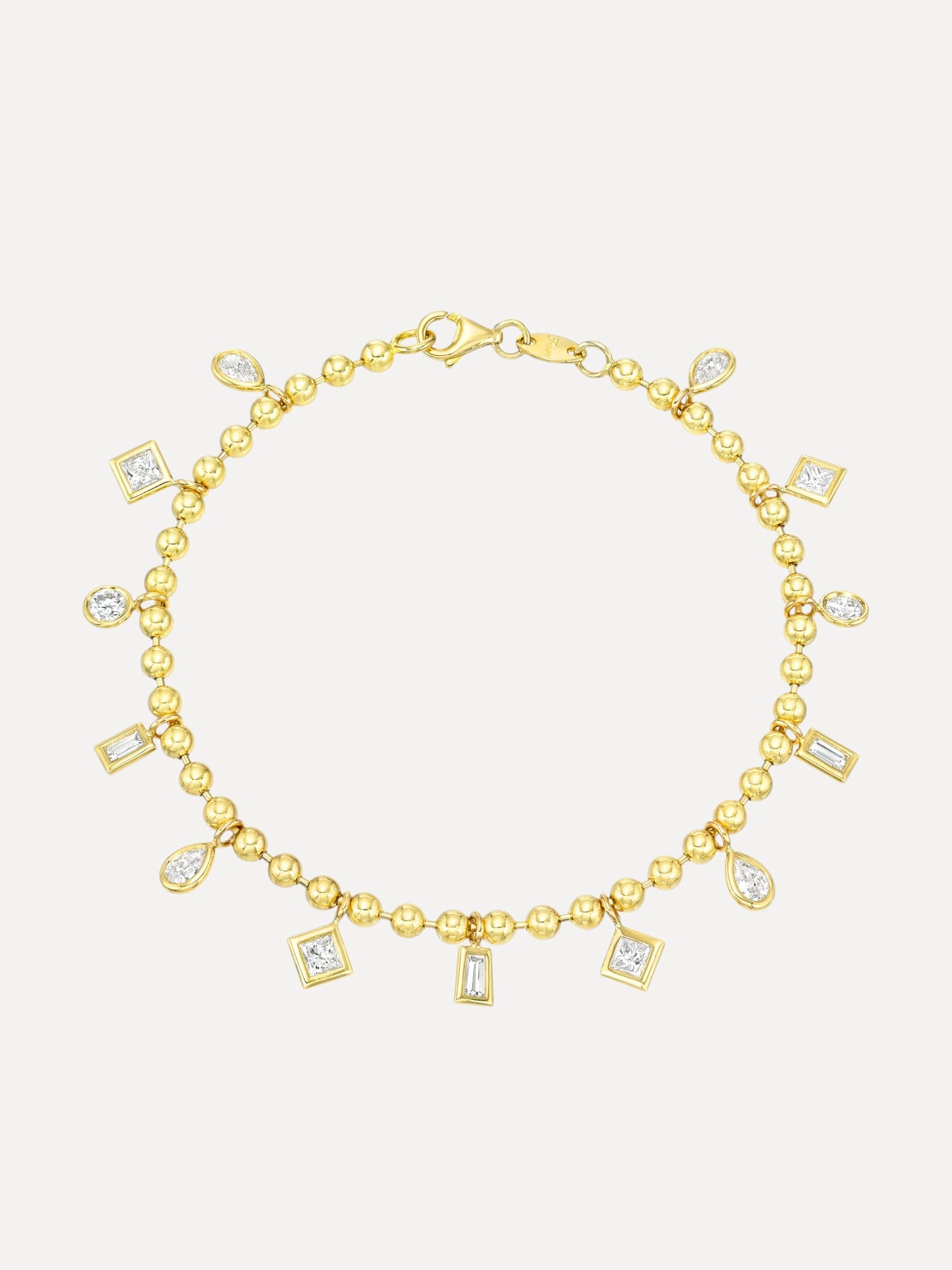 Chaos Diamond Ball Chain Bracelet