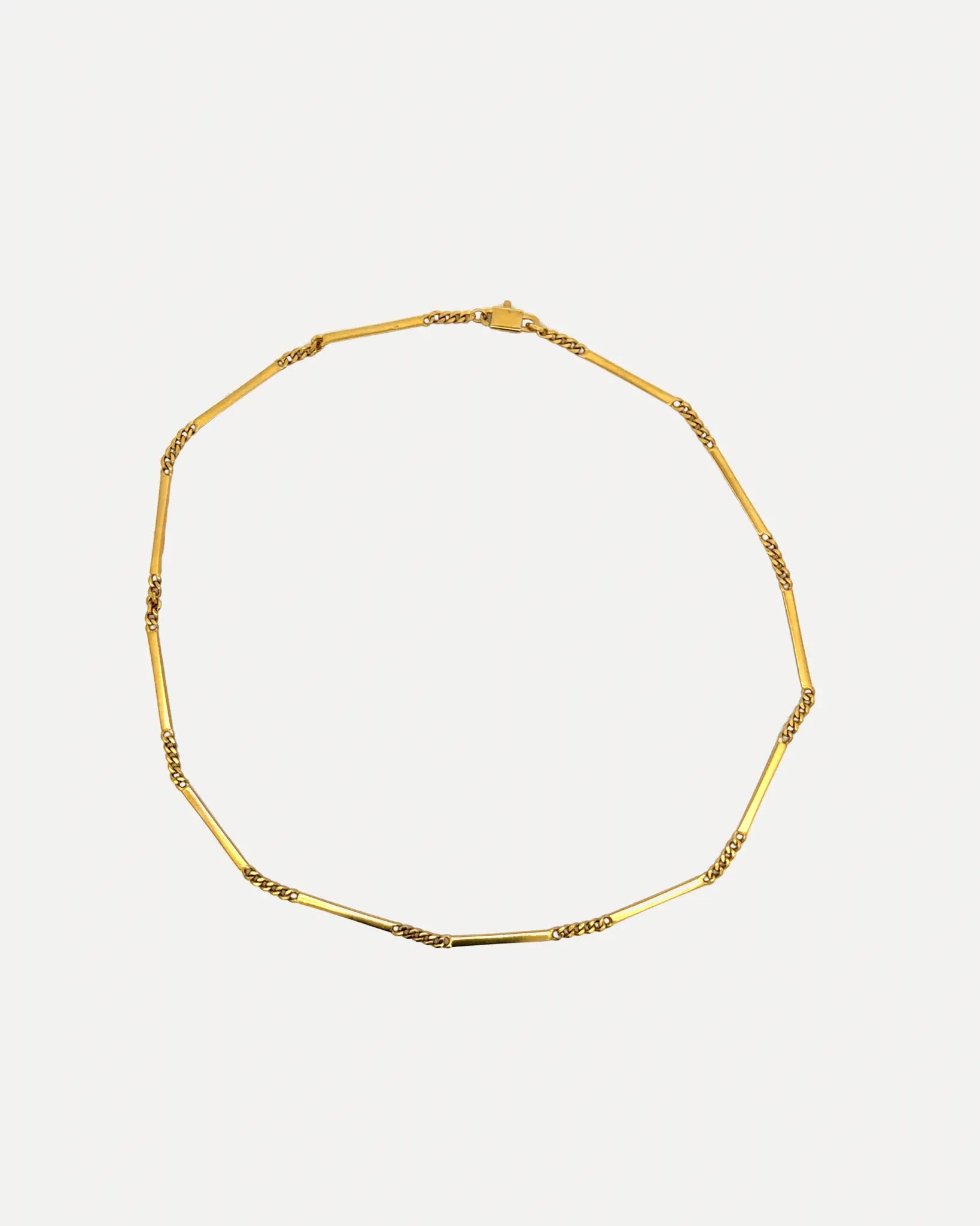 Chimento Bar & chain link necklace Chimento Bar & chain link necklace Vintage at the Squash Blossom Vintage at the Squash Blossom Default-Title Squash Blossom Vail