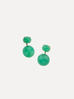 Chrysoprase Gumball Drop Earrings Chrysoprase Gumball Drop Earrings Irene Neuwirth Irene Neuwirth  Squash Blossom Vail