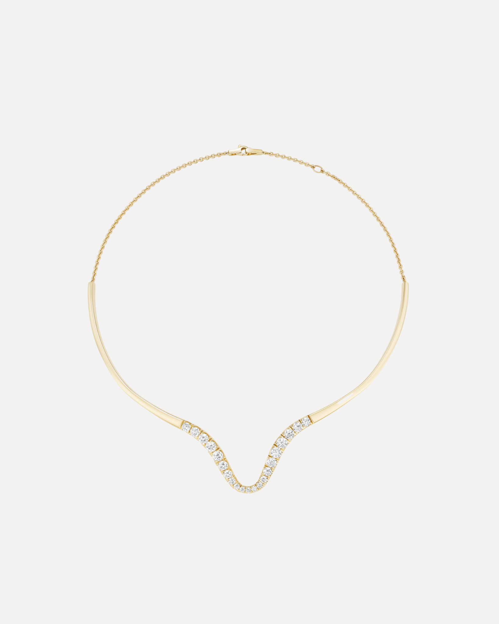 Clara Curved Diamond Collar