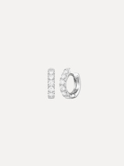 Clara Hoop Small Clara Hoop Small Melissa Kaye Melissa Kaye  Squash Blossom Vail