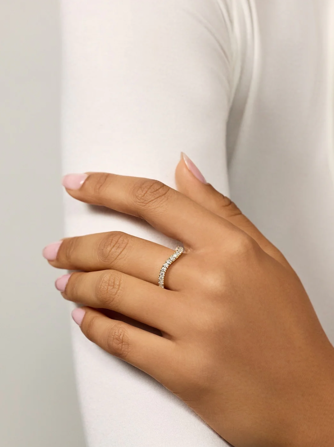 Clara Wave Ring Small Clara Wave Ring Small Melissa Kaye Melissa Kaye  Squash Blossom Vail