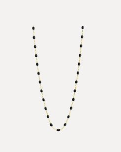 Classic Gigi Black resin yellow gold necklace Classic Gigi Black resin yellow gold necklace Gigi Clozeau Gigi Clozeau  Squash Blossom Vail