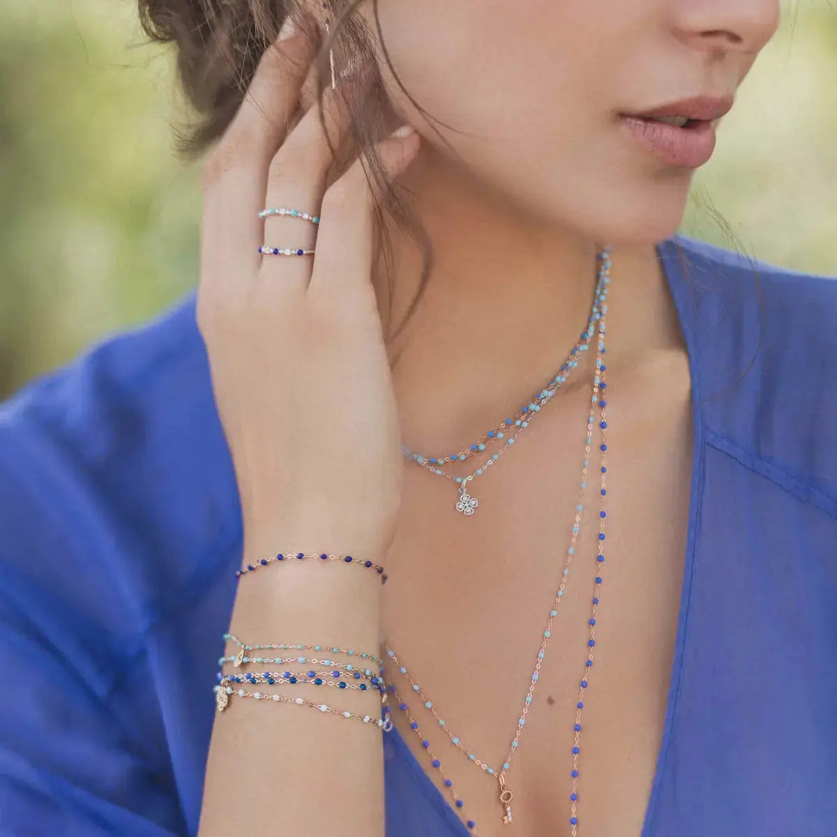 Classic Gigi Bleuet bracelet - Squash Blossom Vail