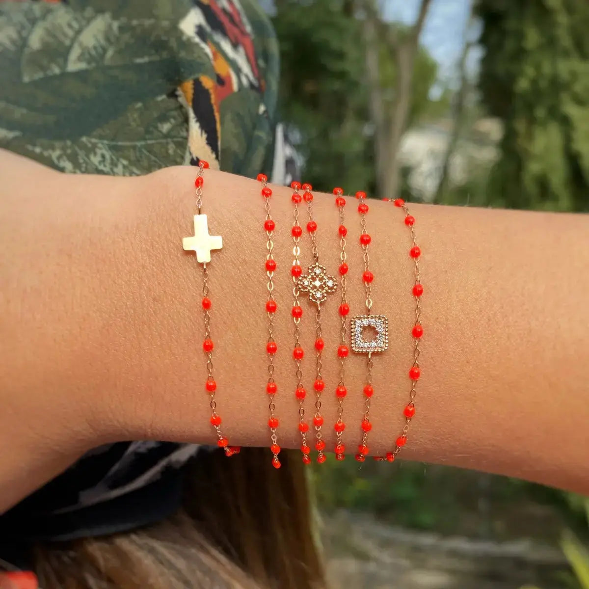 Classic Gigi Coral bracelet - Squash Blossom Vail