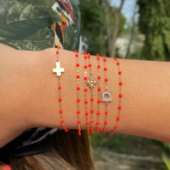 Classic Gigi Coral bracelet - Squash Blossom Vail