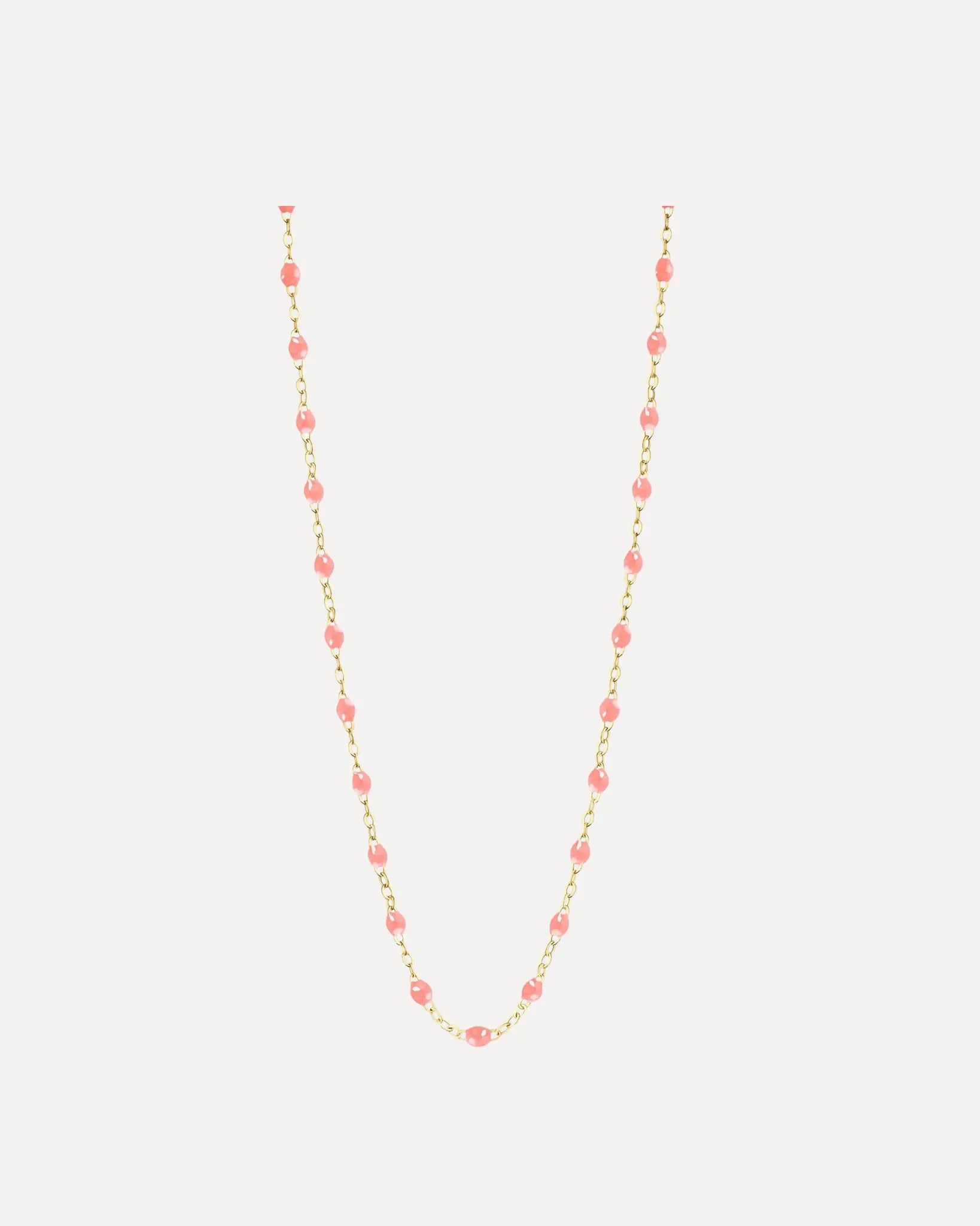 Classic Gigi Fuchsia resin yellow gold necklace Classic Gigi Fuchsia resin yellow gold necklace Gigi Clozeau Gigi Clozeau  Squash Blossom Vail