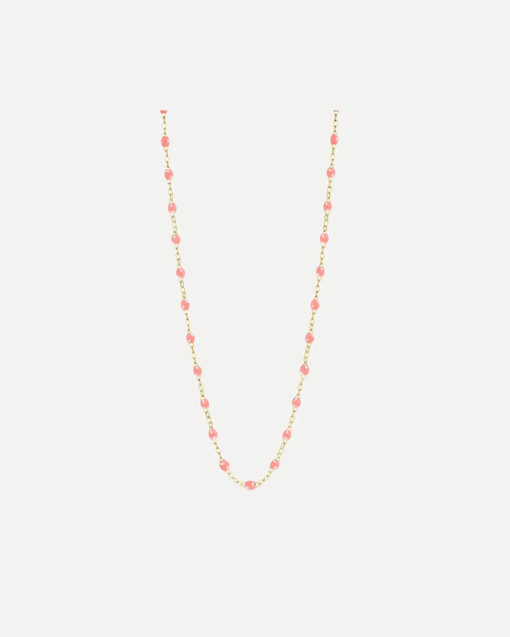 Classic Gigi Fushsia resin yellow gold necklace Classic Gigi Fushsia resin yellow gold necklace Gigi Clozeau Gigi Clozeau  Squash Blossom Vail