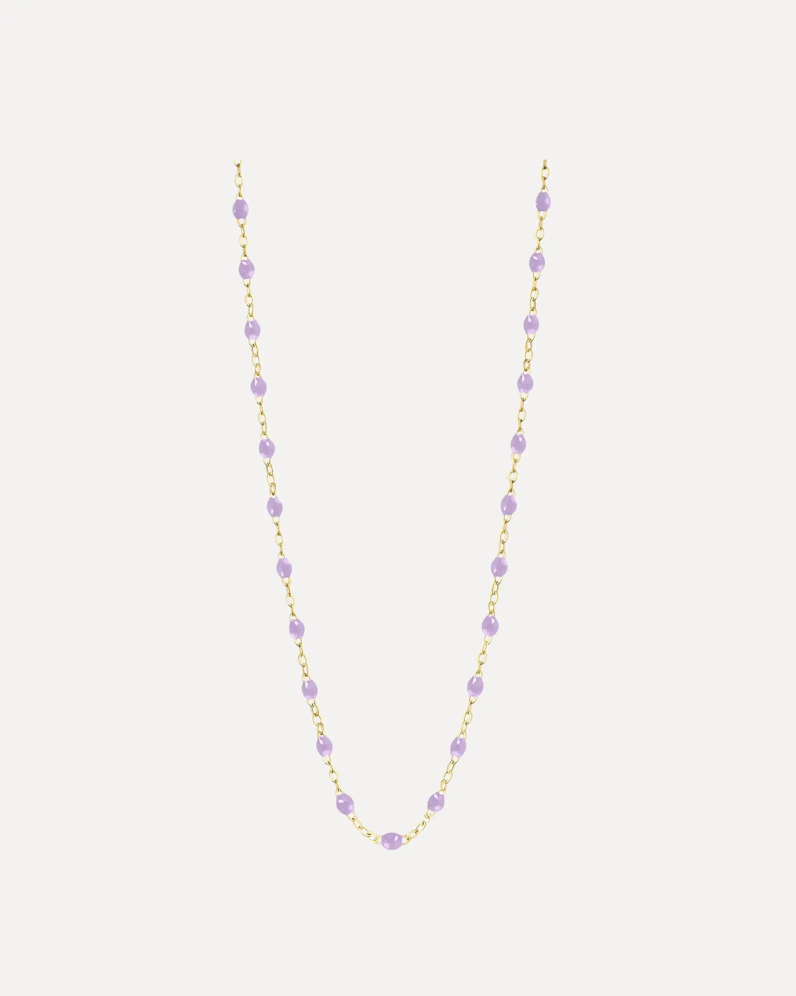 Classic Gigi Lilac resin yellow gold necklace Classic Gigi Lilac resin yellow gold necklace Gigi Clozeau Gigi Clozeau  Squash Blossom Vail