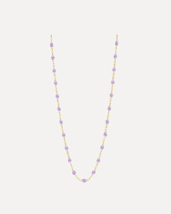 Classic Gigi Lilac resin yellow gold necklace Classic Gigi Lilac resin yellow gold necklace Gigi Clozeau Gigi Clozeau  Squash Blossom Vail