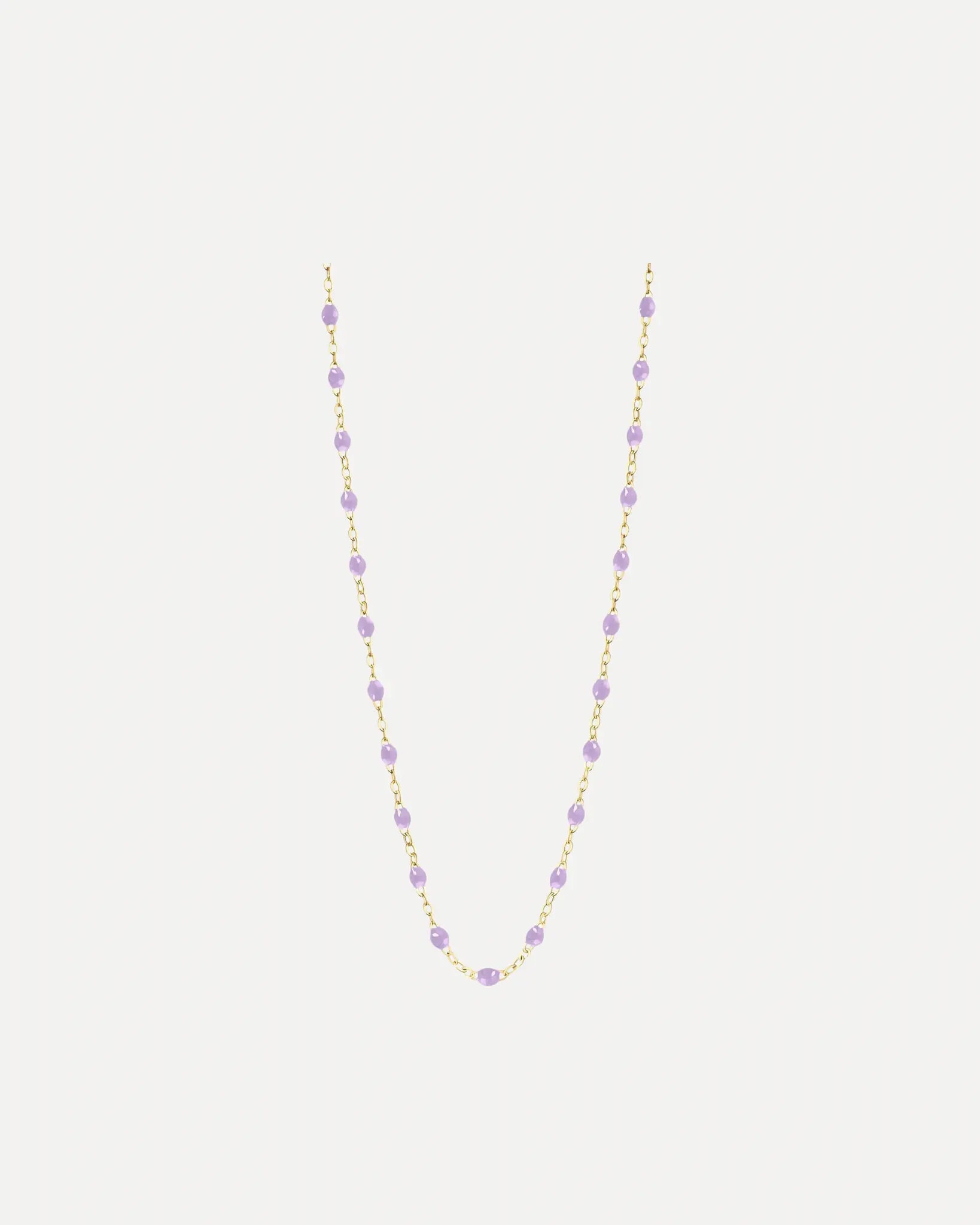 Classic Gigi Lilac resin yellow gold necklace Classic Gigi Lilac resin yellow gold necklace Gigi Clozeau Gigi Clozeau  Squash Blossom Vail