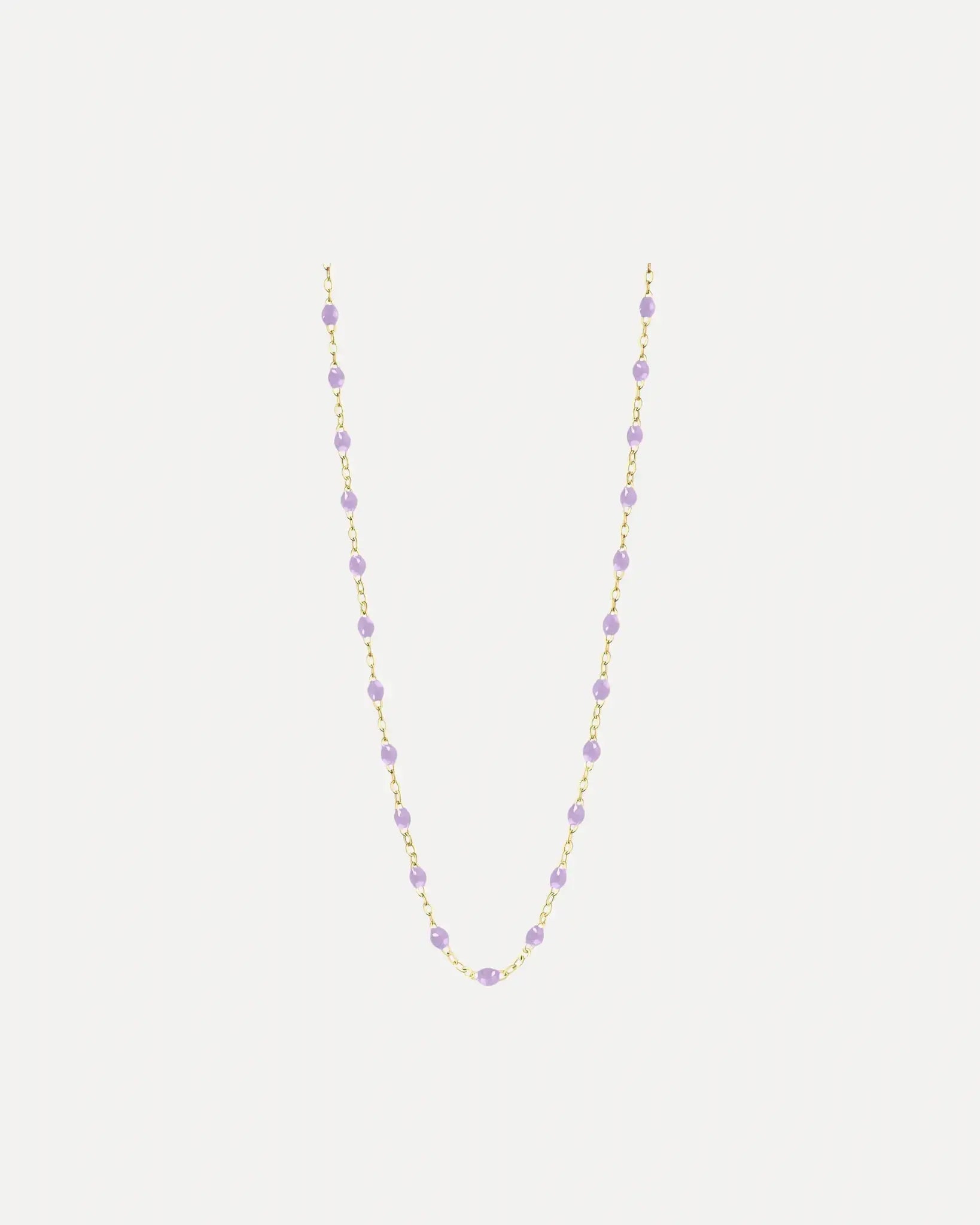 Classic Gigi Lilac resin yellow gold necklace Classic Gigi Lilac resin yellow gold necklace Gigi Clozeau Gigi Clozeau  Squash Blossom Vail