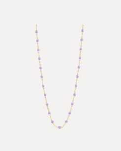 Classic Gigi Lilac resin yellow gold necklace Classic Gigi Lilac resin yellow gold necklace Gigi Clozeau Gigi Clozeau  Squash Blossom Vail
