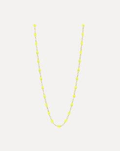 Classic Gigi Lime resin yellow gold necklace Classic Gigi Lime resin yellow gold necklace Gigi Clozeau Gigi Clozeau  Squash Blossom Vail