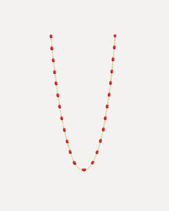 Classic Gigi Poppy resin yellow gold necklace Classic Gigi Poppy resin yellow gold necklace Gigi Clozeau Gigi Clozeau  Squash Blossom Vail