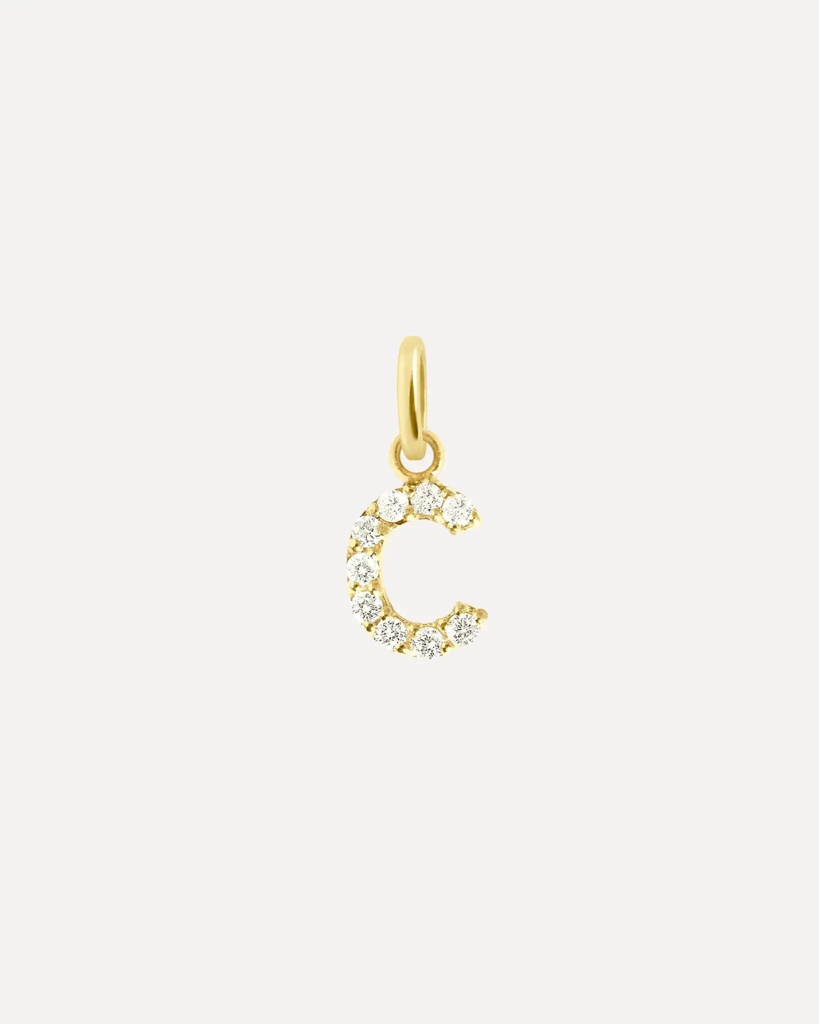 Classic Lucky Letter Pendant - C Classic Lucky Letter Pendant - C Gigi Clozeau Gigi Clozeau Default-Title Squash Blossom Vail