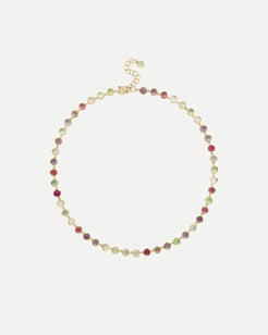 Classic Prehnite, Rose of France, Pink Tourmaline, and Rainbow Moonstone Necklace Classic Prehnite, Rose of France, Pink Tourmaline, and Rainbow Moonstone Necklace Irene Neuwirth Irene Neuwirth Default-Title Squash Blossom Vail