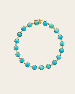 Classic Turquoise Bracelet Classic Turquoise Bracelet Irene Neuwirth Irene Neuwirth  Squash Blossom Vail