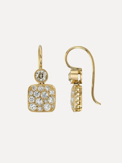 Cobblestone Double Drop Earrings Cobblestone Double Drop Earrings Single Stone Single Stone  Squash Blossom Vail
