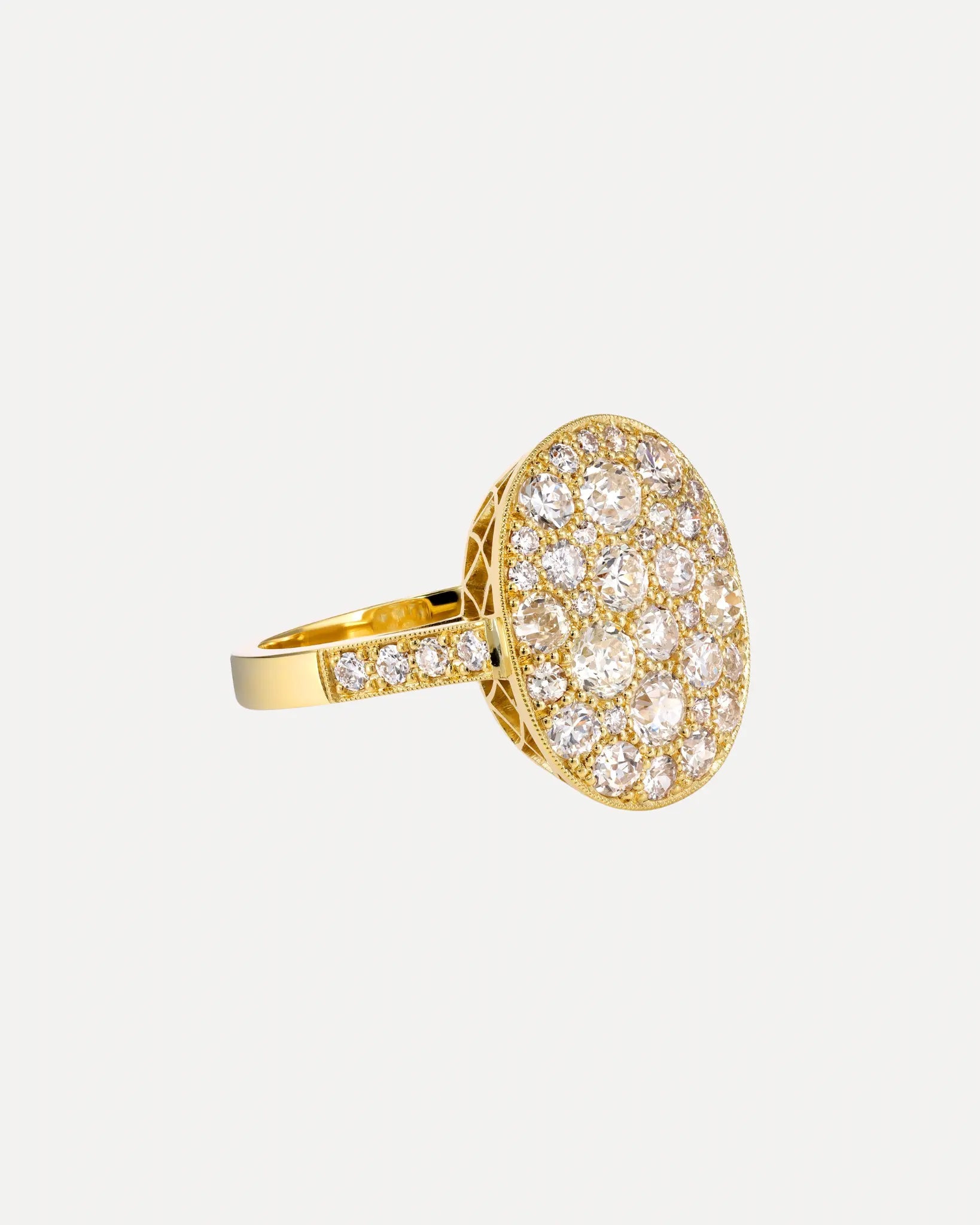 Cobblestone Ring Cobblestone Ring Single Stone Single Stone  Squash Blossom Vail