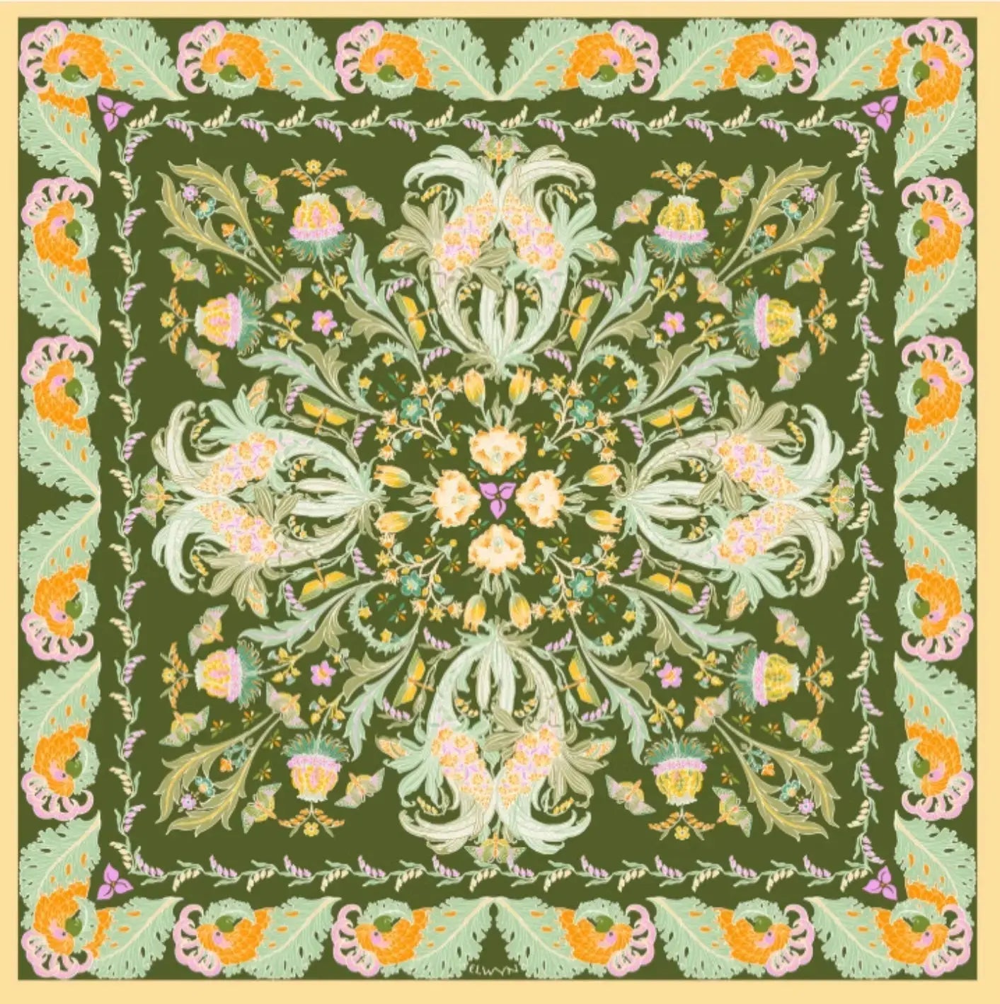 Cockatoo Cocktail Party Bandana Cockatoo Cocktail Party Bandana Squash Blossom Collection Squash Blossom Collection  Squash Blossom Vail