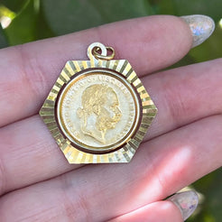 Coin Charm Coin Charm Vintage at the Squash Blossom Vintage at the Squash Blossom Default-Title Squash Blossom Vail