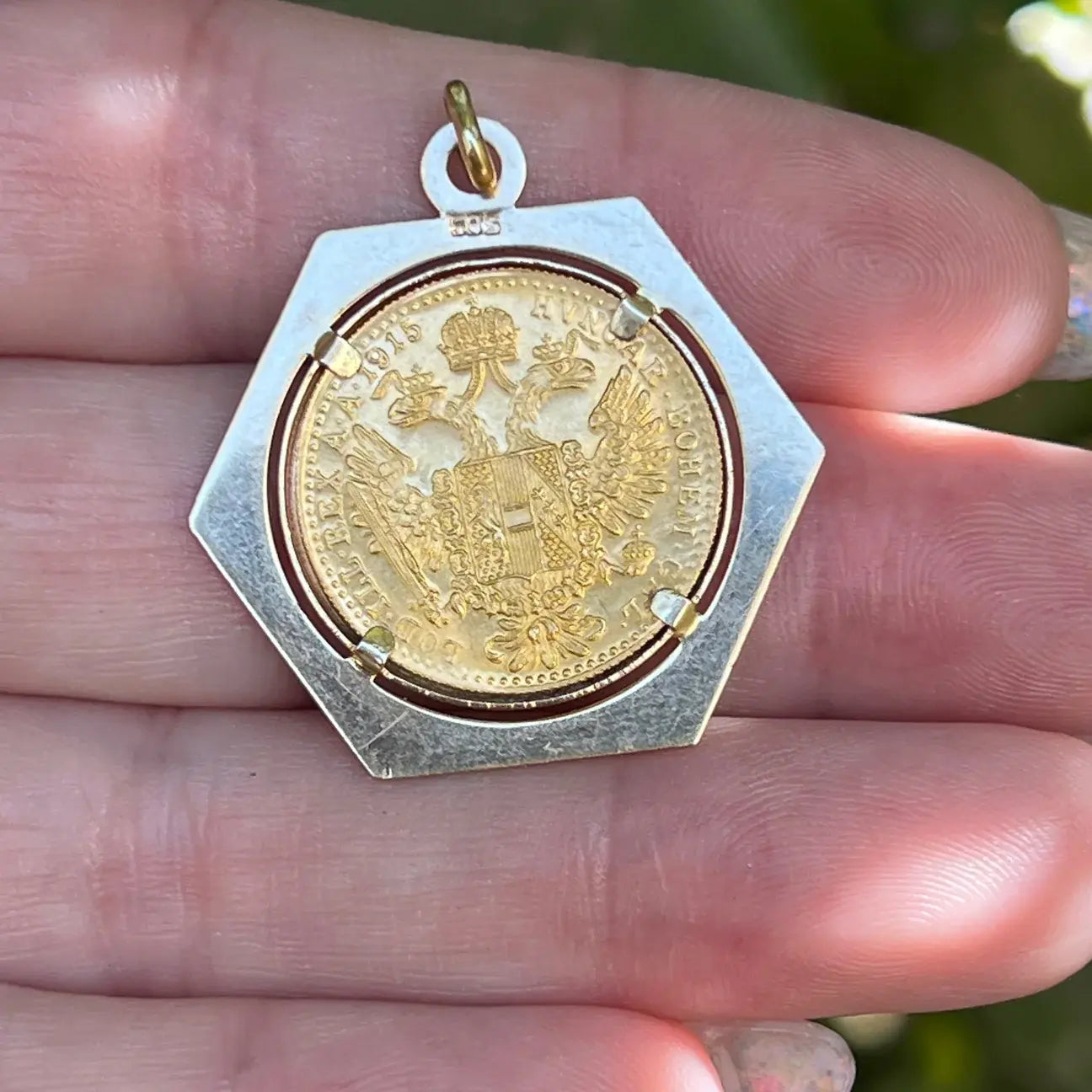 Coin Charm Coin Charm Vintage at the Squash Blossom Vintage at the Squash Blossom  Squash Blossom Vail