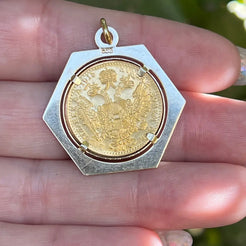 Coin Charm Coin Charm Vintage at the Squash Blossom Vintage at the Squash Blossom  Squash Blossom Vail