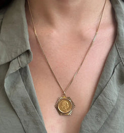 Coin Charm Coin Charm Vintage at the Squash Blossom Vintage at the Squash Blossom  Squash Blossom Vail