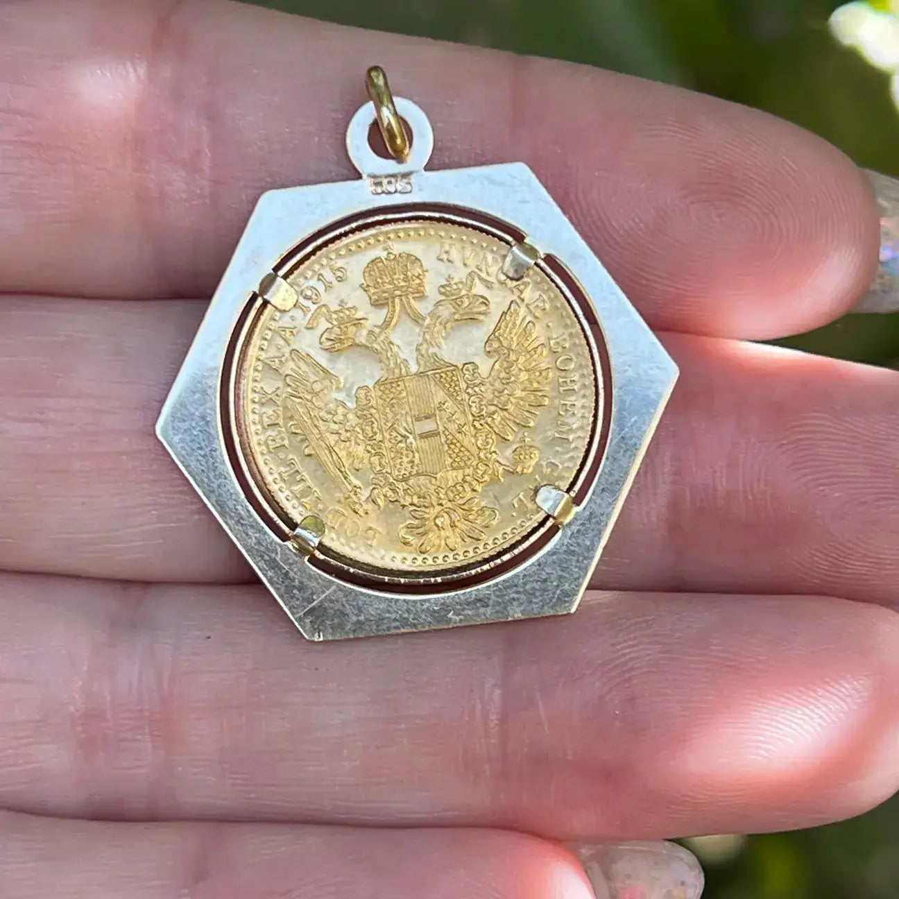 Coin Charm Coin Charm Vintage at the Squash Blossom Vintage at the Squash Blossom  Squash Blossom Vail