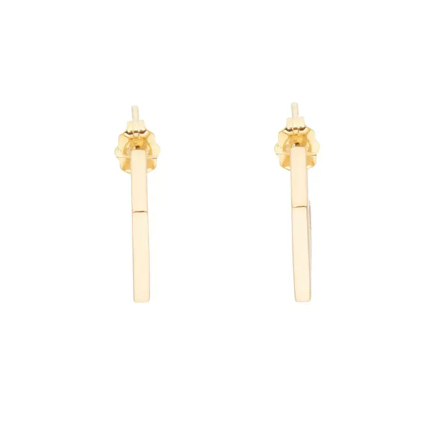 Colette Huggies Earrings - Squash Blossom Vail