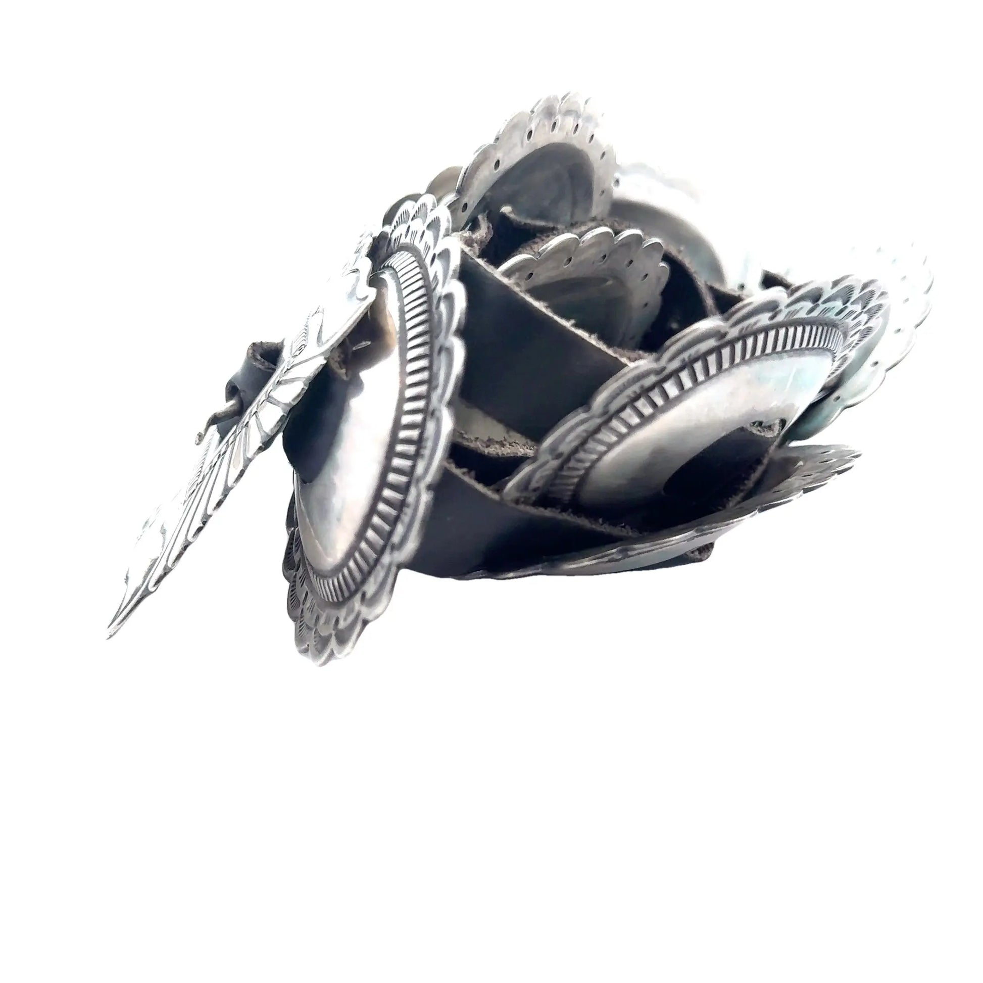 Concho Belt Concho Belt Native American Collection Native American Collection  Squash Blossom Vail