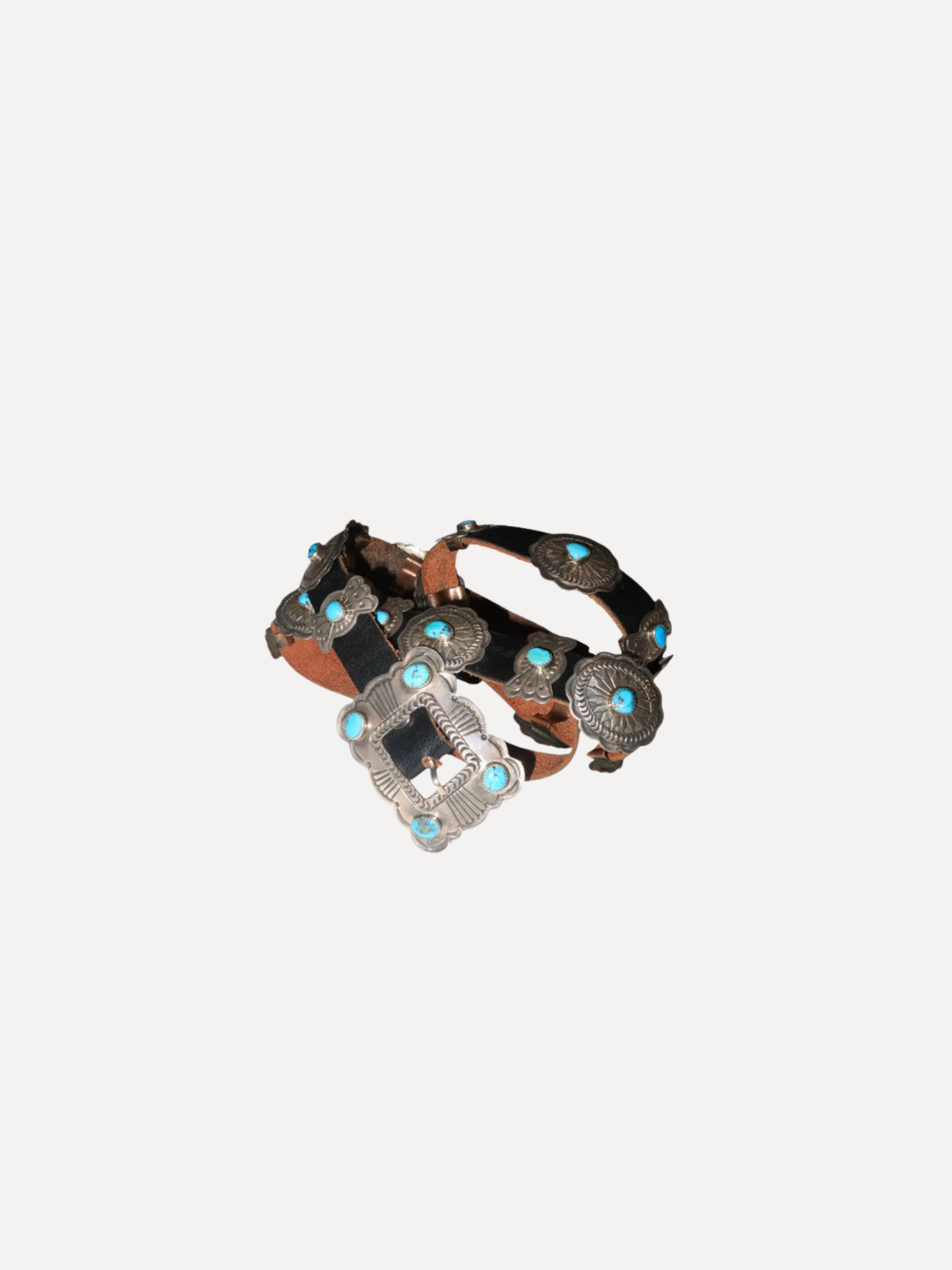 Ladies Concho Belt by John Delvin, Navajo, c.1980