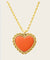Coral Heart Necklace Coral Heart Necklace Established Jewelry Established Jewelry  Squash Blossom Vail