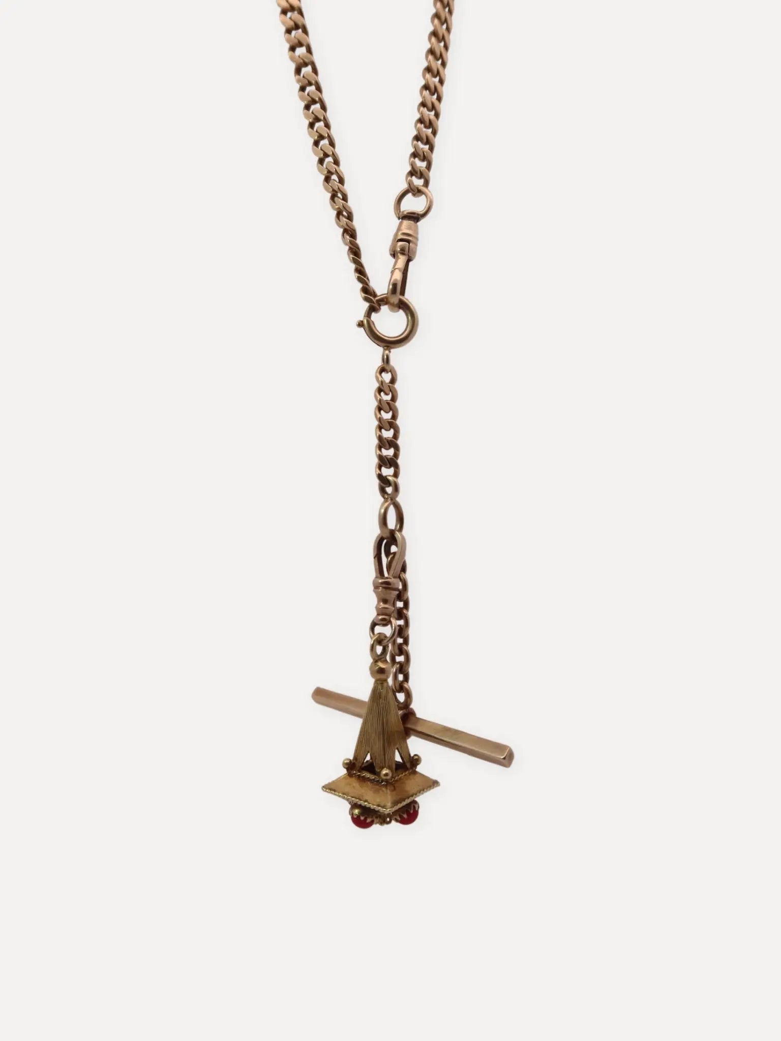 Coral fob charm Coral fob charm Vintage at the Squash Blossom Vintage at the Squash Blossom  Squash Blossom Vail