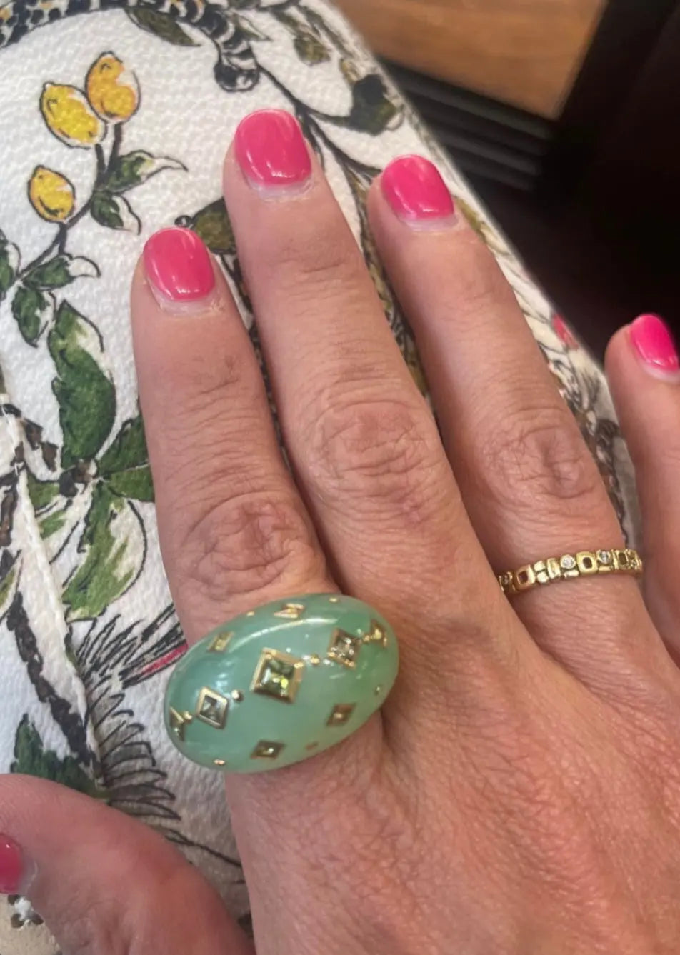 Cosmic Lagoon Ring Cosmic Lagoon Ring Meredith Young Meredith Young  Squash Blossom Vail
