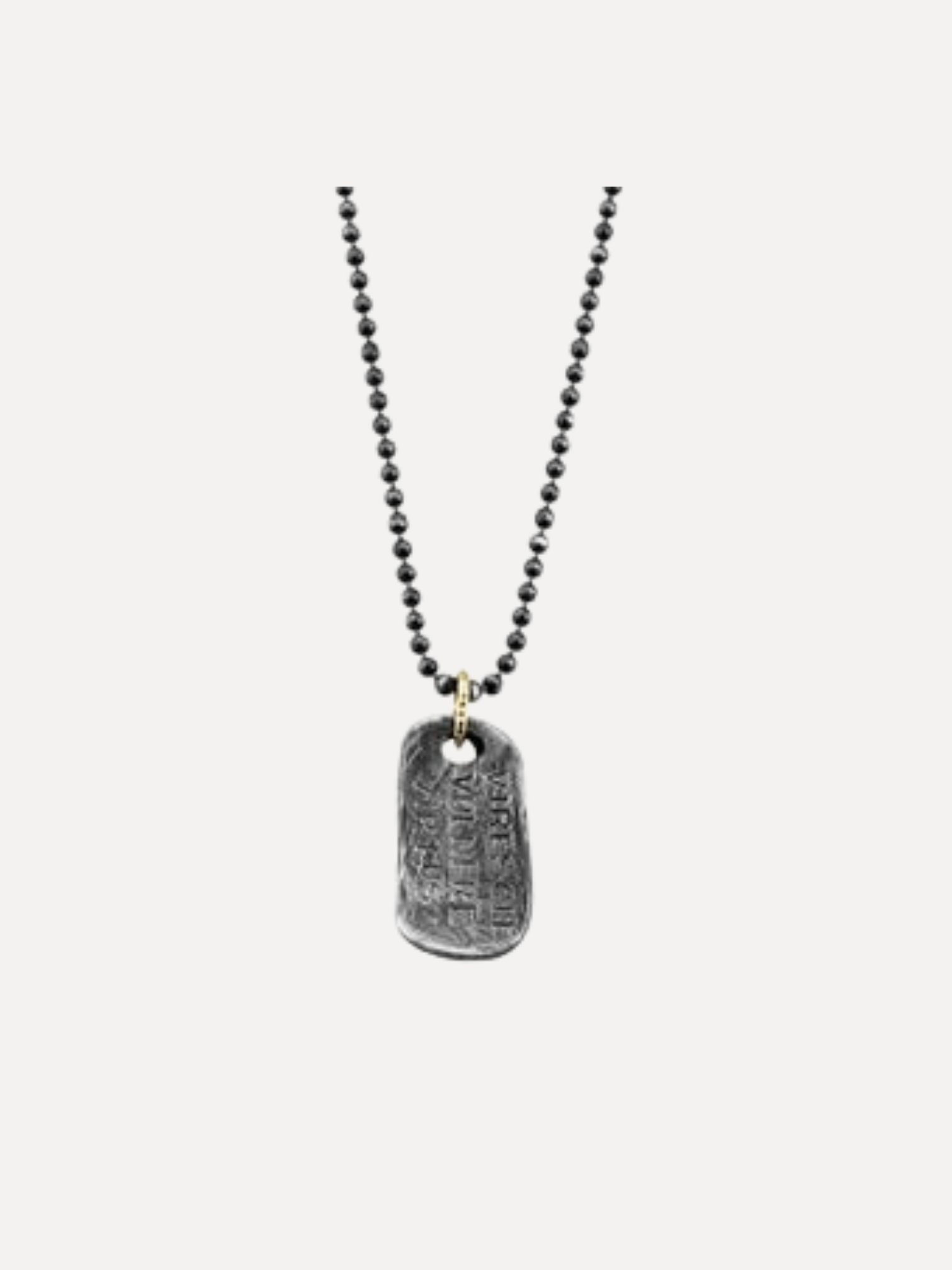 Engrave Courage Dog Tag and Chain