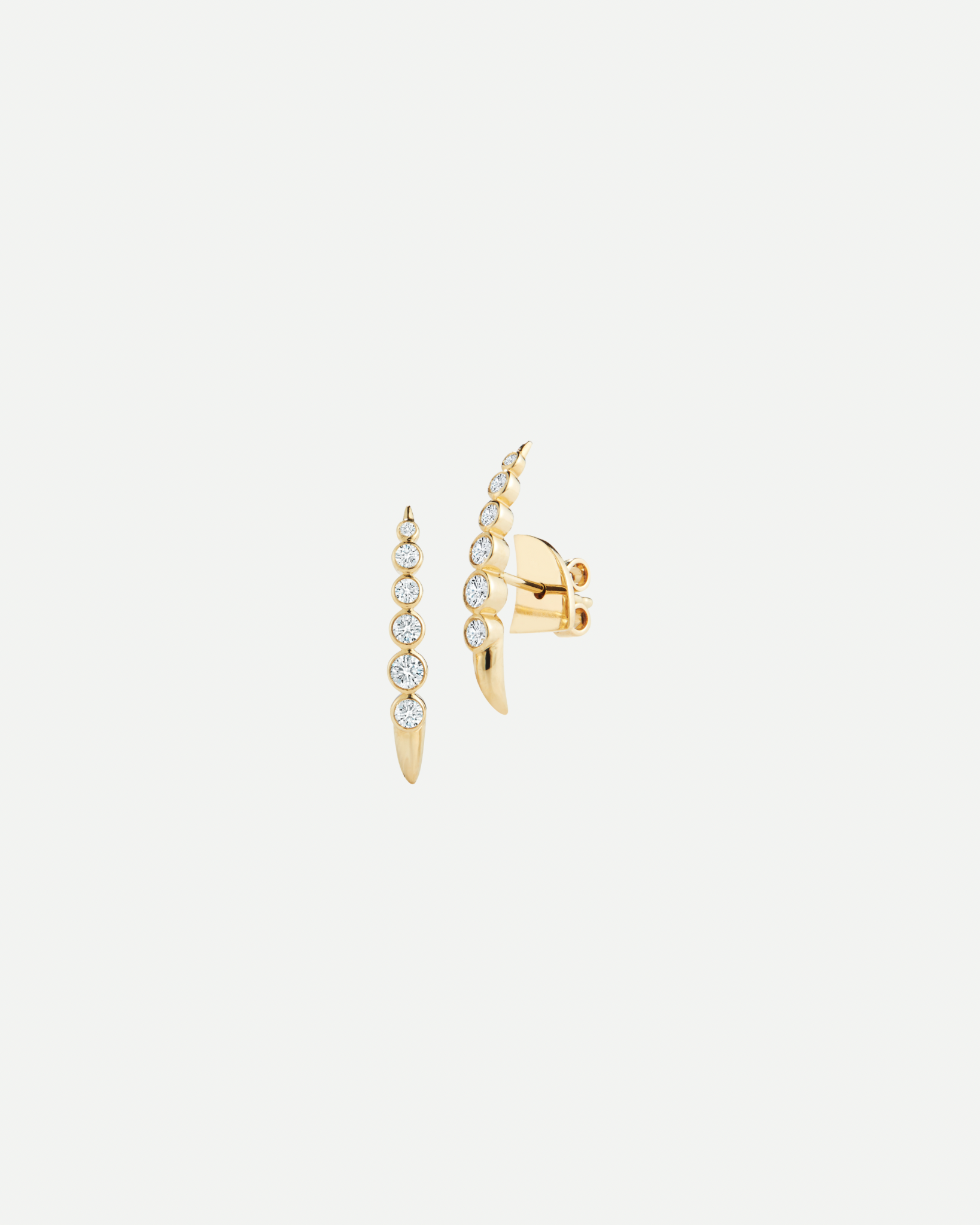 Crest Diamond Earrings