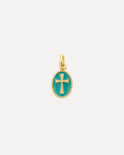 Cross Resin pendant Cross Resin pendant Gigi Clozeau Gigi Clozeau  Squash Blossom Vail