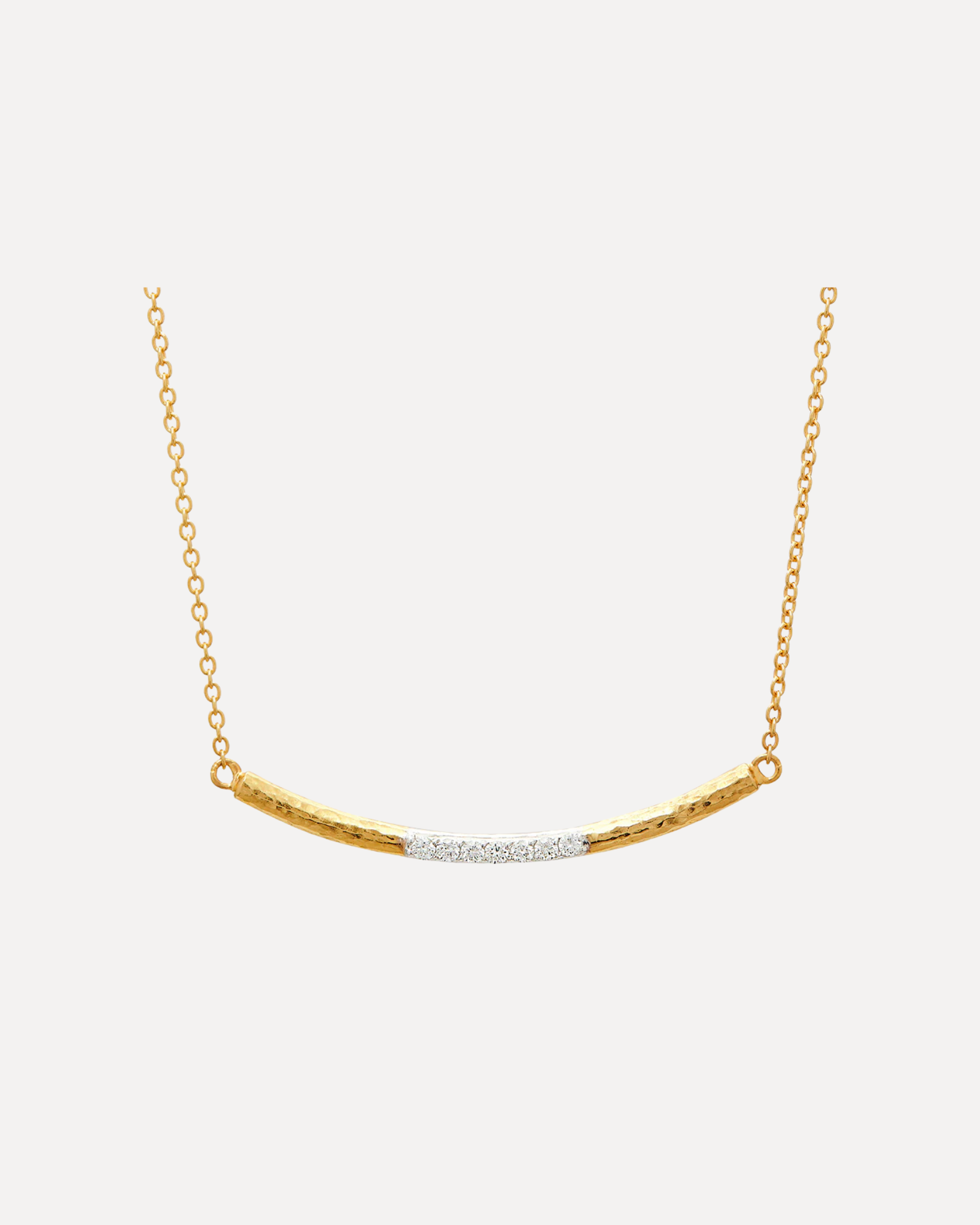 Diamond Bar Necklace