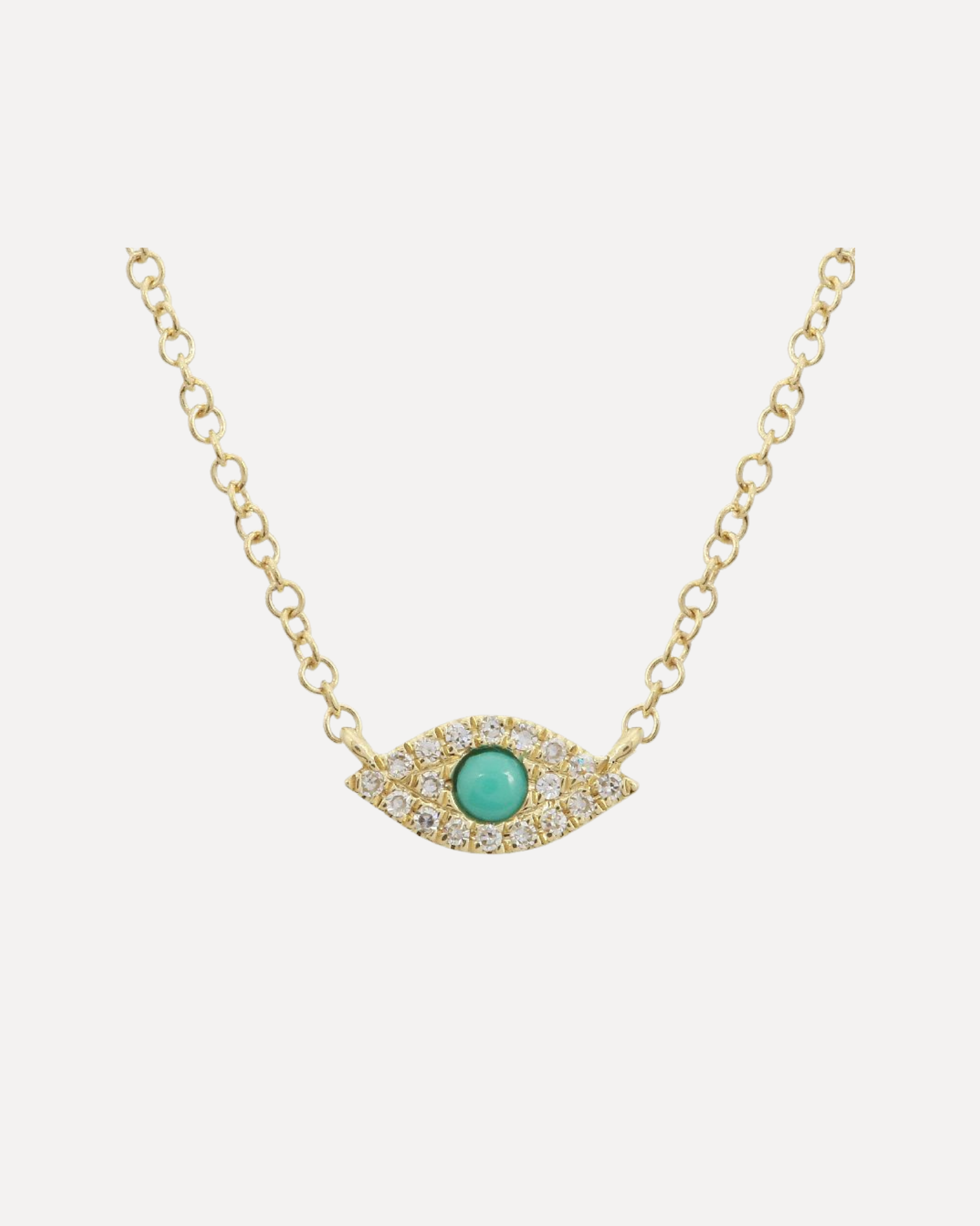 Turquoise Evil Eye Necklace