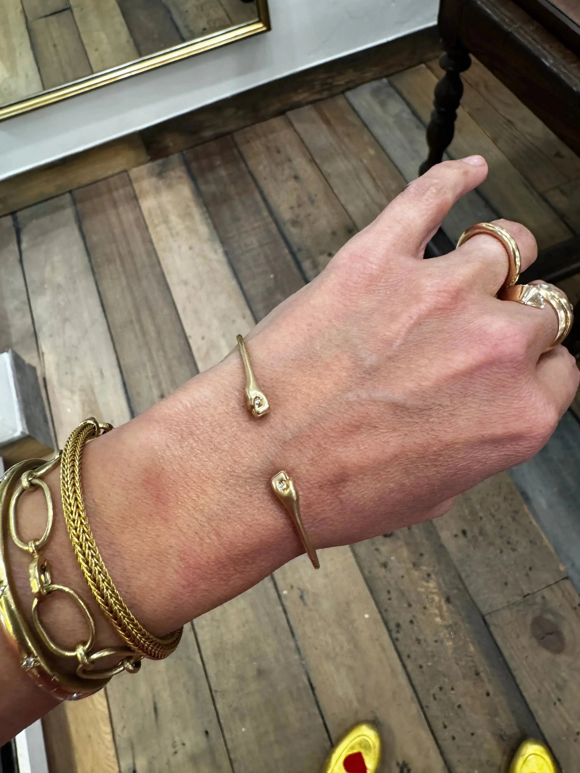 Diamond Fist Bracelet Diamond Fist Bracelet Victoria Cunningham Victoria Cunningham  Squash Blossom Vail