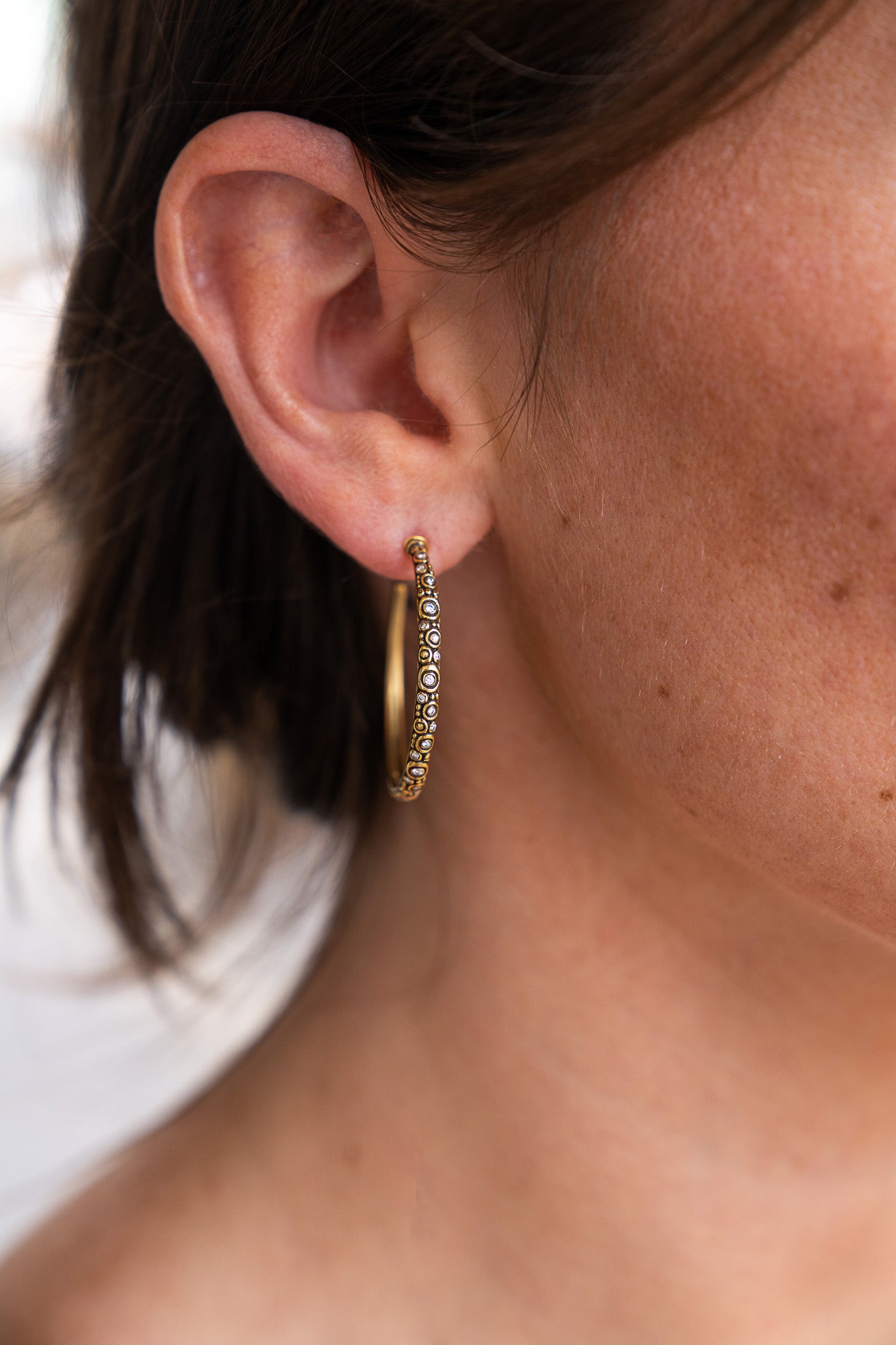 Diamond Hoop Earrings Alex Sepkus 510533122
