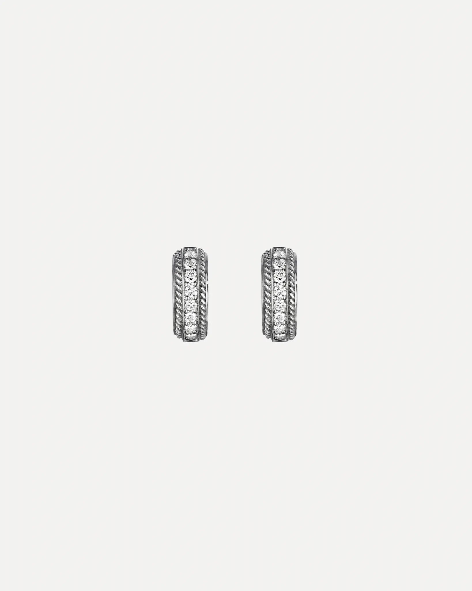 Diamond Huggie Earrings Diamond Huggie Earrings Penny Preville Penny Preville  Squash Blossom Vail