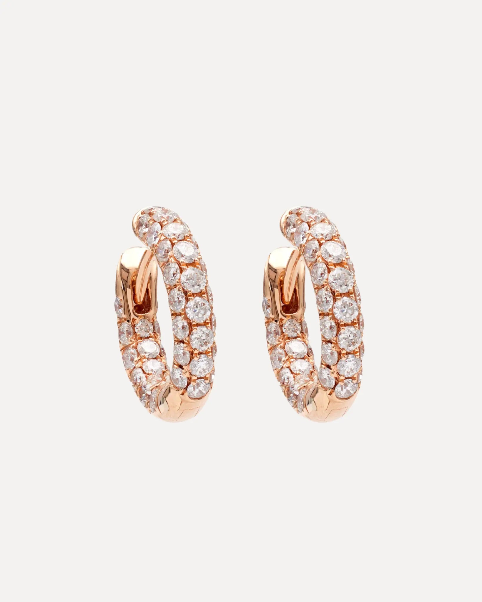 Diamond Huggie Hoop Earrings Diamond Huggie Hoop Earrings Squash Blossom Collection Squash Blossom Collection  Squash Blossom Vail