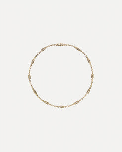 An 18k yellow gold & diamond path necklace by Alex Sepkus