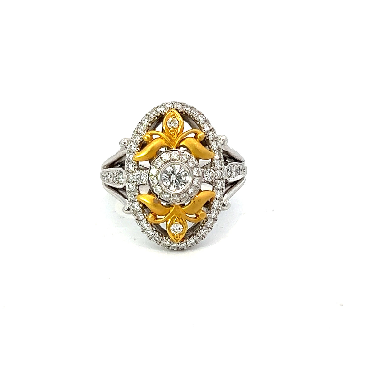 Vintage at the Squash Blossom Diamond Ring Squash Blossom Vail