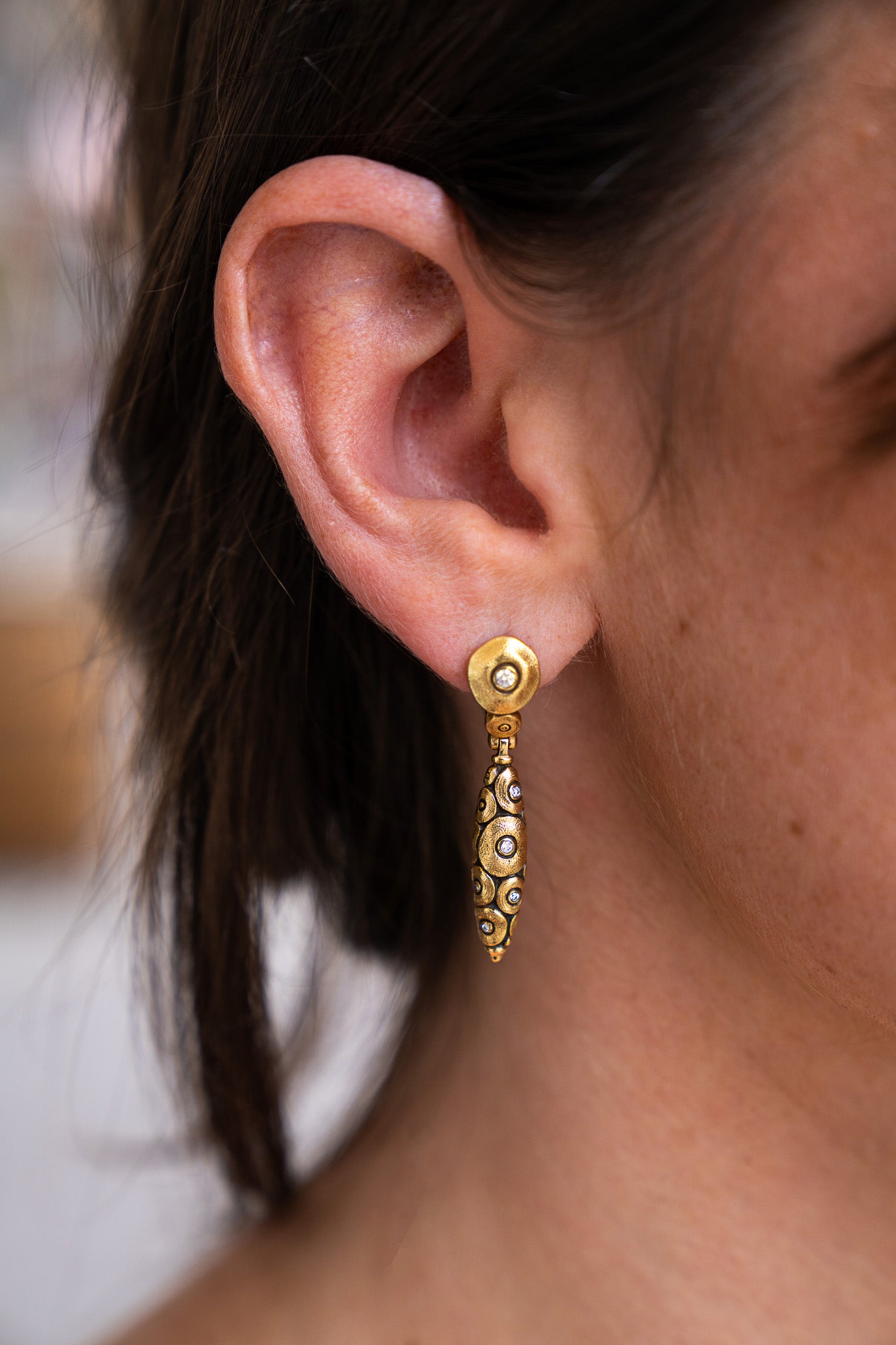 Alex Sepkus Diamond drop earrings