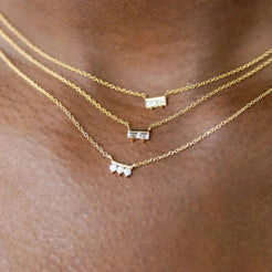 Diamond Sideline Round Necklace Diamond Sideline Round Necklace Alex Fitz Alex Fitz  Squash Blossom Vail